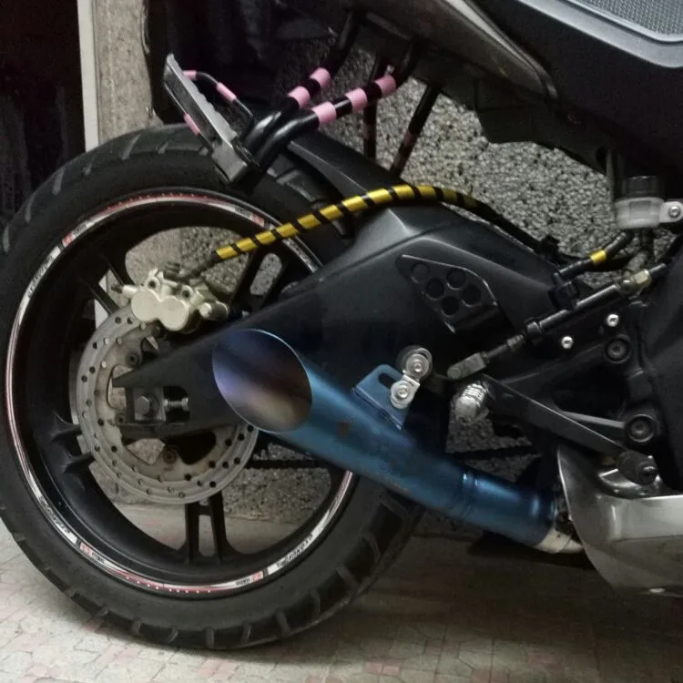 Motorcycle modified parts exhaust pipe modified for Yamaha R6 horizon