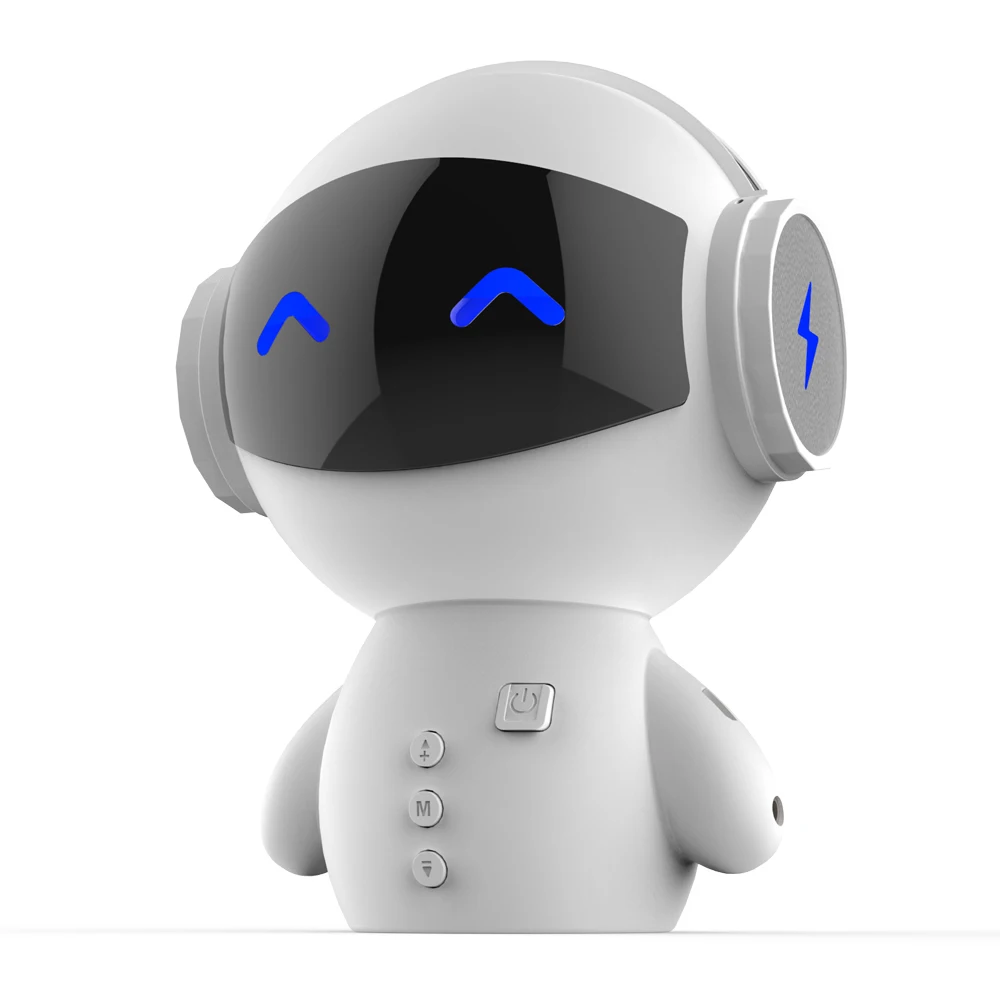 

Mini Robot Wireless Bluetooth Speakers with Power Bank Support TF AUX Portable Mp3 Stereo Music Player Loudspeaker Sound Box