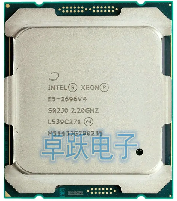 E5-2696 V4 оригинальный процессор Intel Xeon E5-2696V4 CPU 22 ядра 2 20 ГГц 55 мб 14 нм LGA2011-3 E5 2696