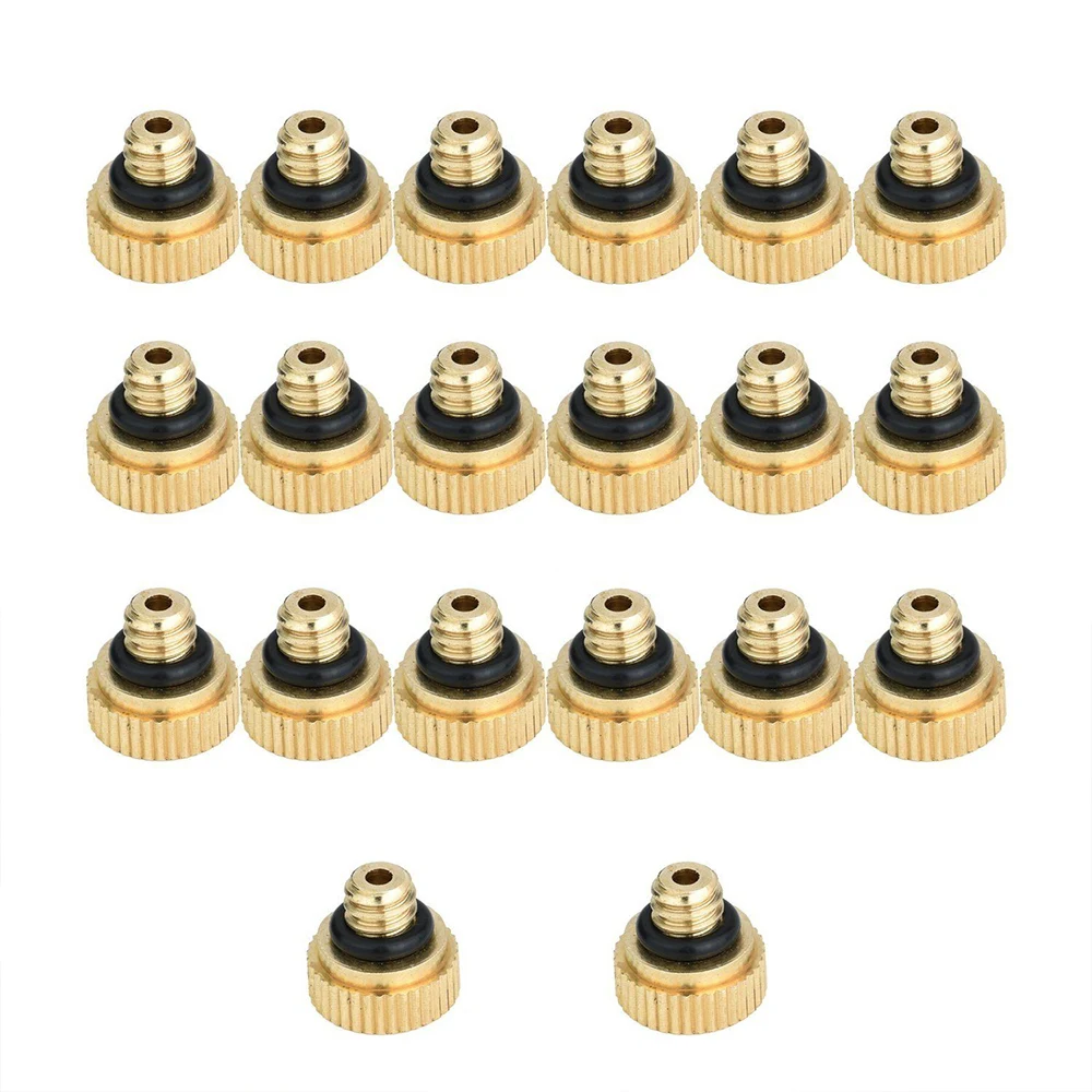 5-50Pcs//set Brass Misting Nozzles Water Mister Sprinkle Tool For Cooling System