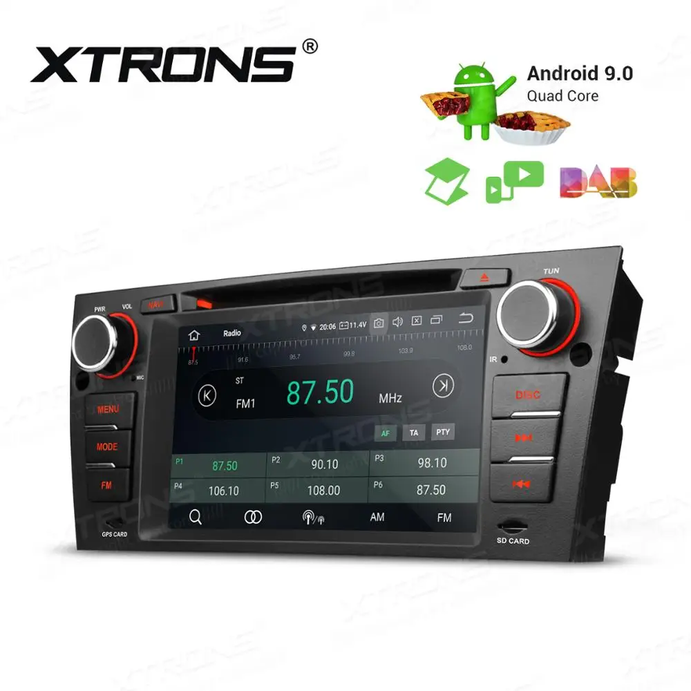 Cheap 7" Android 9.0 Pie OS Car DVD Multimedia GPS Radio for BMW E90 2005-2012 E91 2005-2012 E92 2006-2013 E93 2007-2013 M3 2007-2012 3