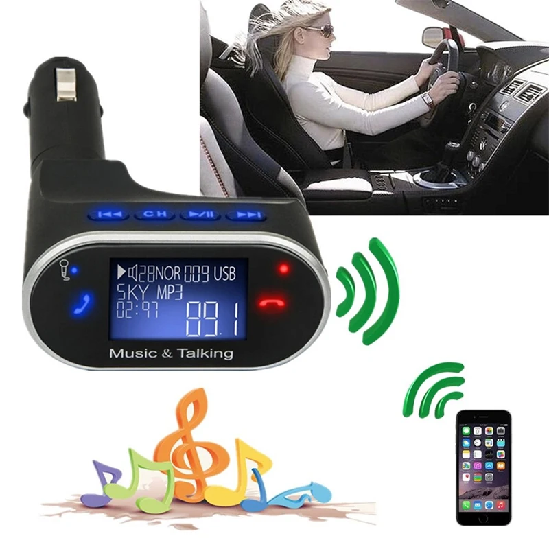 Lonleap New font b Car b font font b Radio b font Adapter Handsfree FM Transmitter