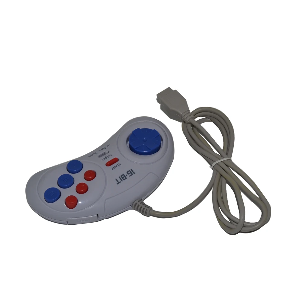 

10 pcs Game controller for SEGA Genesis for 16 bit handle Gamepad for MD Game Accessories Bring turbo with fast slow function