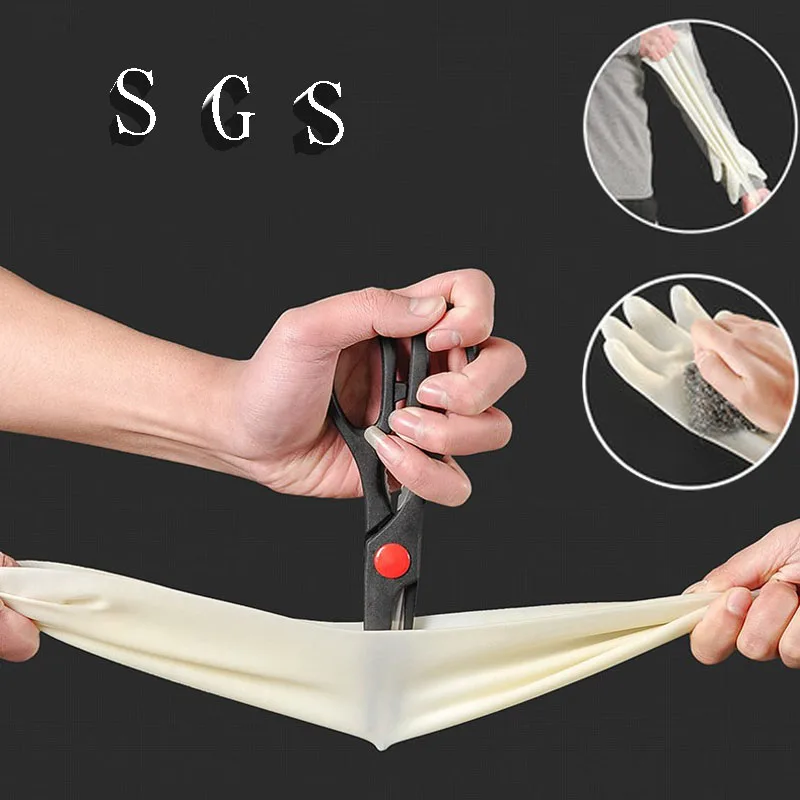 

Kitchen Cleaning Gloves Rubber Nitrile work gloves Dish Washing Gloves Easy Household Scrubber Dishwashing waterproof Durable