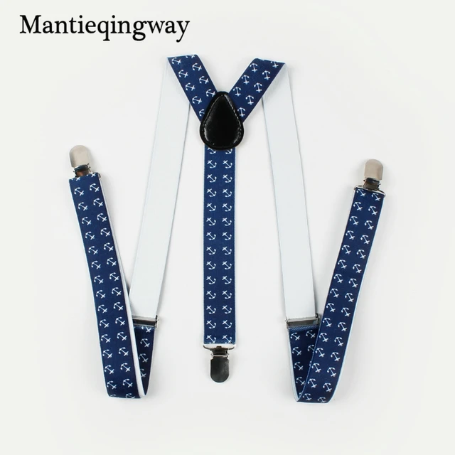 Mantieqingway Brand Suspenders for Men Business Strap Wedding Party