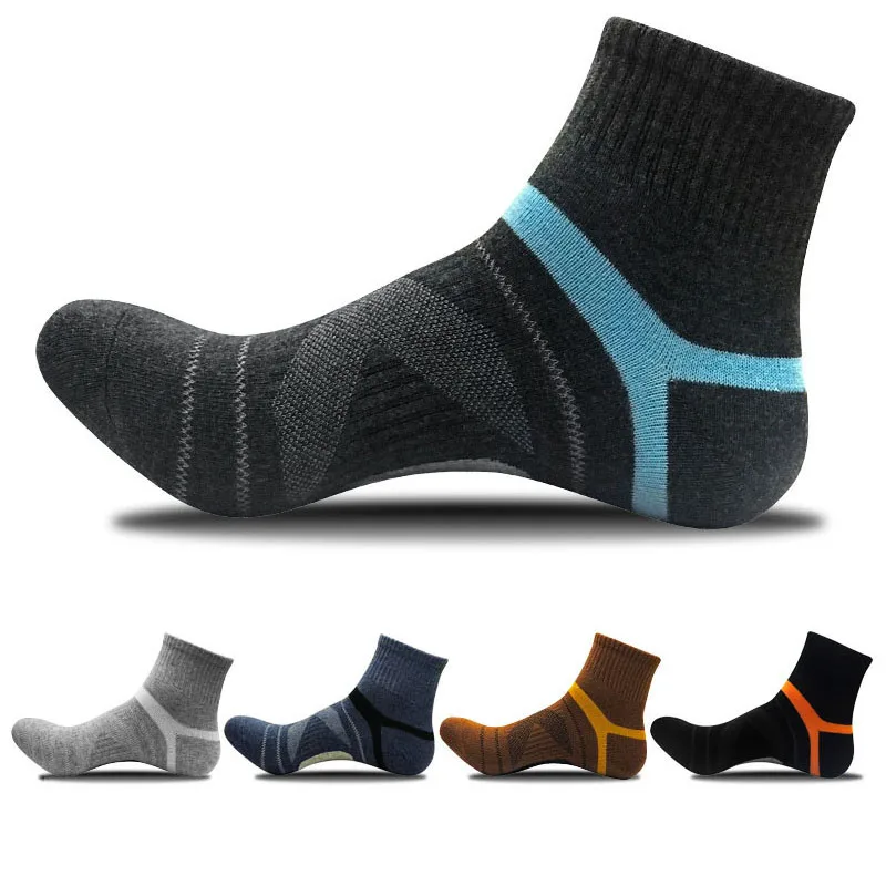 

New Brand Quality Men Cycling socks Professional Cotton Soft Breathable running socks Vogue quick drying camping Sport socks