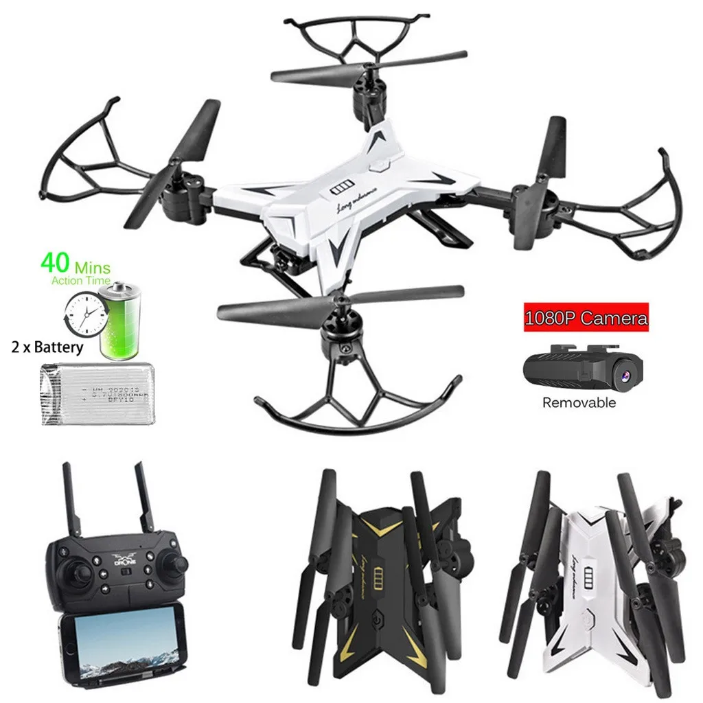 Квадрокоптер с камерой складной wifi FPV RC Квадрокоптер Дрон с 1080 P 5.0MP камера селфи Летающий Дрон Миньон высокого качества