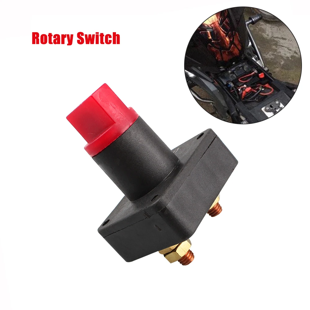 

M6 Battery Disconnect Rotary Cut Off Power Kill Switch ON/OFF 24V 300A for Boat Camper Caravan Yacht
