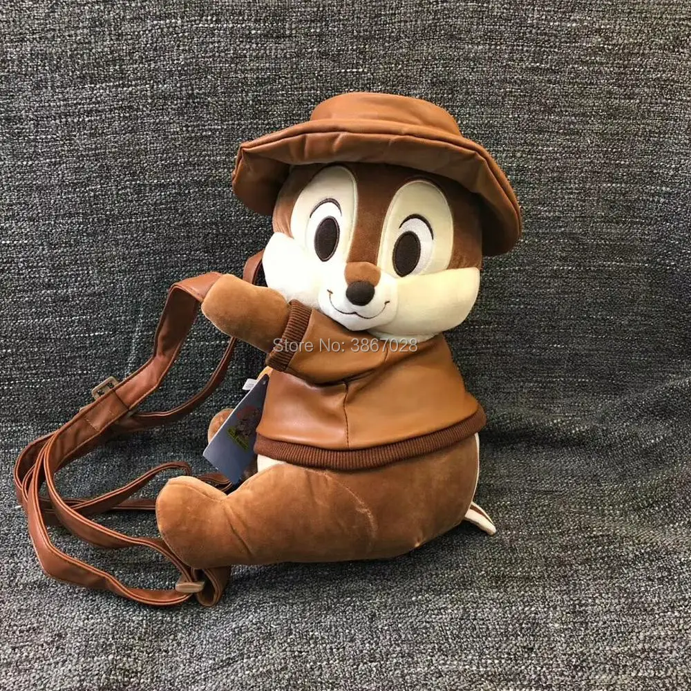 Горячая мультфильм детская 3D чип и Дейл chipmunk плюшевый рюкзак крутая плюшевая школьная сумка Косплей Сумка игрушка для детей/взрослых