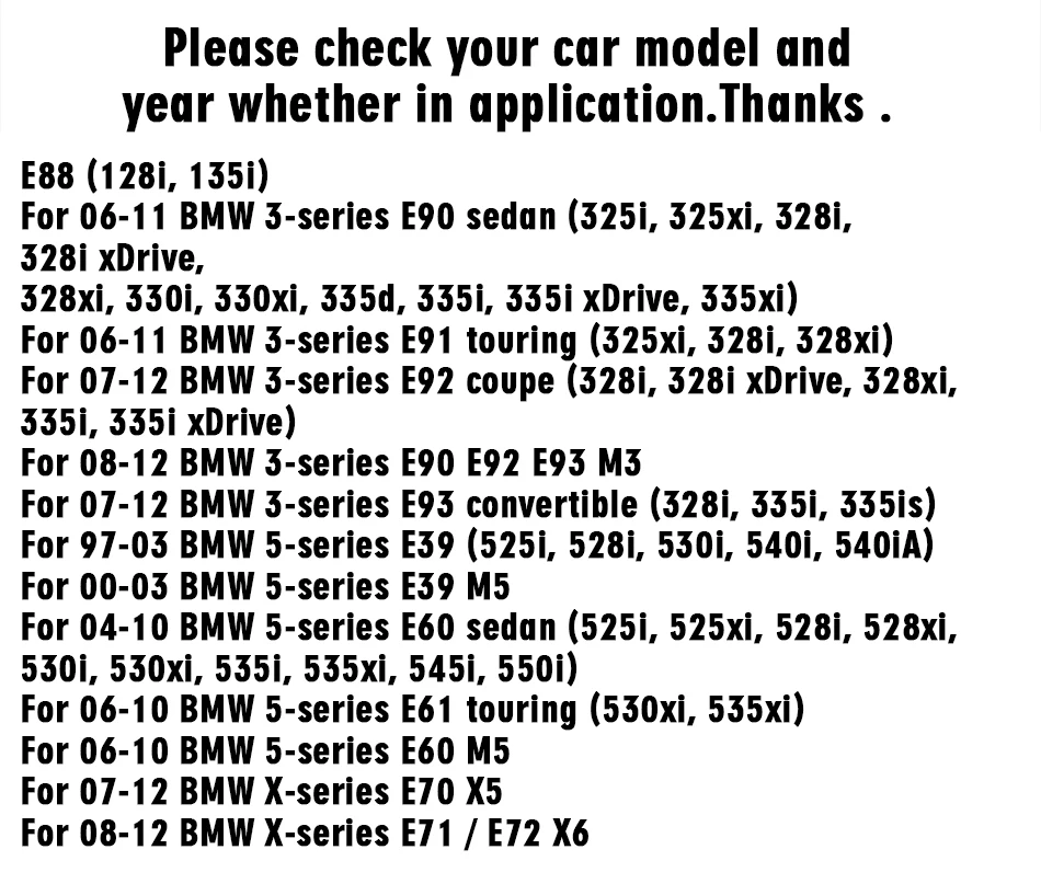 Carlitek автомобиля 12V Белый светодиодный номерной знак светильник для BMW E90 E92 E93 M3 E60 E61 E39 E39 M5 E82 E70 X5 E71 E88