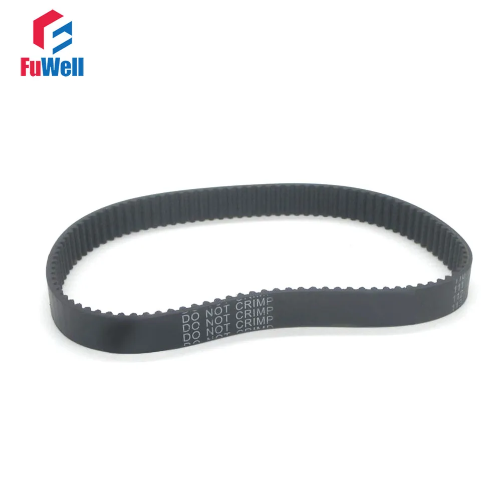 

2pcs HTD3M 15mm Width Timing Belt Closed Loop Rubber Transmission Belt 309/312/315/318/324/327/330/333/336/339/342-3M Gear Belt