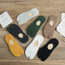 Cute Funny Designer Socks Cotton Invisible Boat Socks Women's Two-toed Multi-colored Couple's Thin Anti-skid Men's Tide Socks Cute Funny Designer Socks Cotton Invisible Boat Socks Women's Two-toed Multi-colored Couple's Thin Anti-skid Men's Tide Socks
