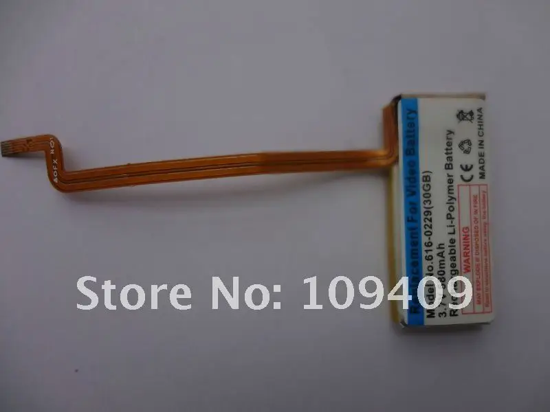 Wholesale Replacement thin battery for ipod classic video 5.5th gen 30GB, ipod repair battery