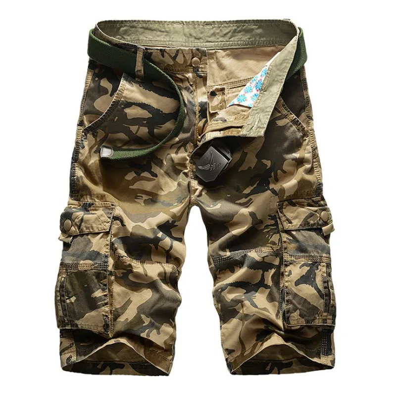 casual camo shorts masculino solto trabalho shorts