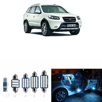 

13pcs Error Free Premium LED Interior Light Kit For 2007-2012 Hyundai Santa Fe Interior Map Dome Trunk License Plate Lamp