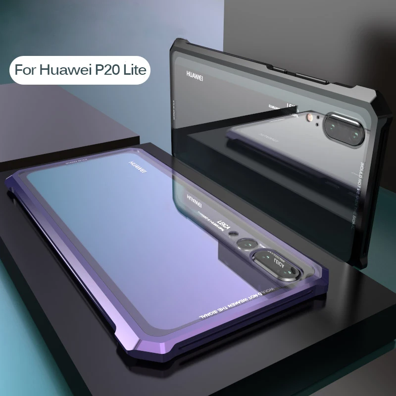 Для huawei P20 Lite защитный чехол самолета Бампер металлический винт сотовый телефон