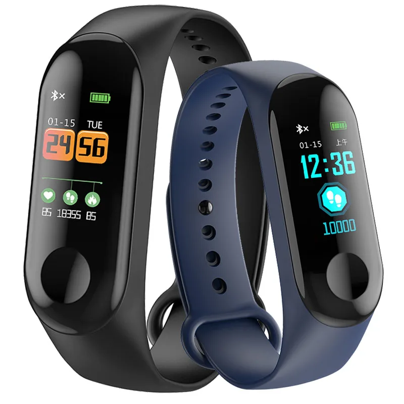 

Smart Bracelet LED Color Touch Screen Blood Pressure Heart Rate Monitor IP68 Waterproof Fitness Tracker Sport Smart Wristband