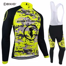 BXIO Winter Thermal Fleece Cycling Sets Warm Long Sleeve Bike Clothing Equipacion Ciclismo Ropa Ciclismo Bicycle Clothes 083