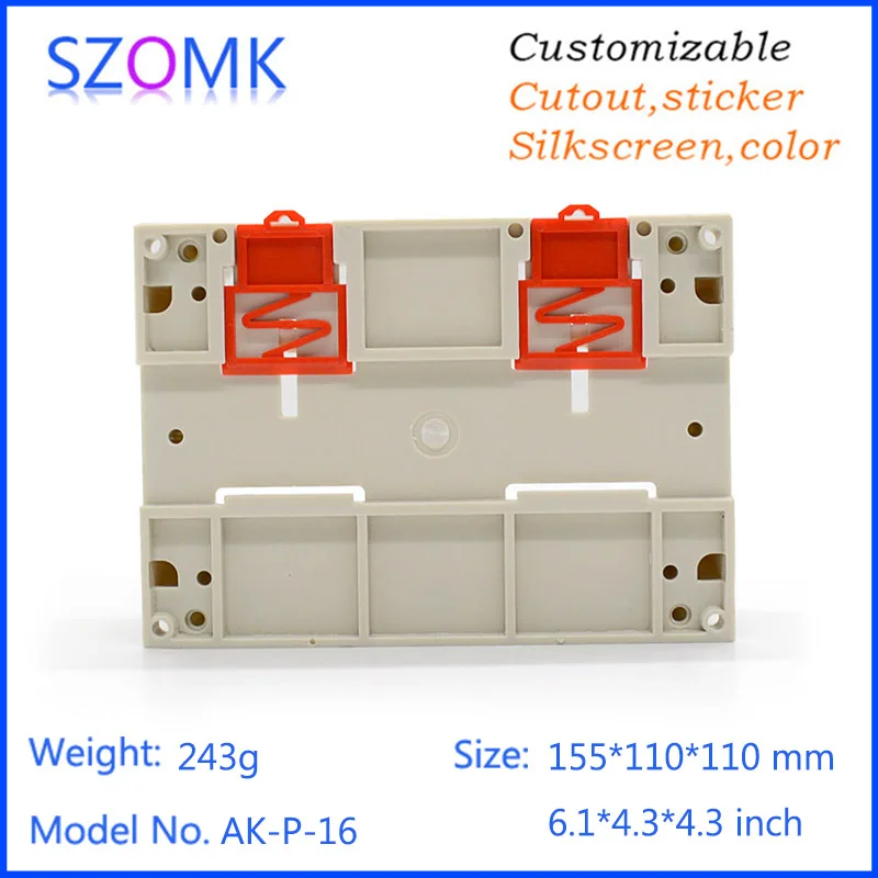 Szomk пластиковая PLC din rail электронная коробка промышленная (1 шт.) 155*110*110 мм