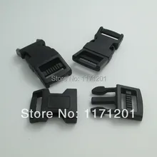 100 шт./лот, 15 мм, пряжки для сумок, пластиковые пряжки, изогнутые боковые пряжки, пряжки для паракордов, 42*21 мм/шт