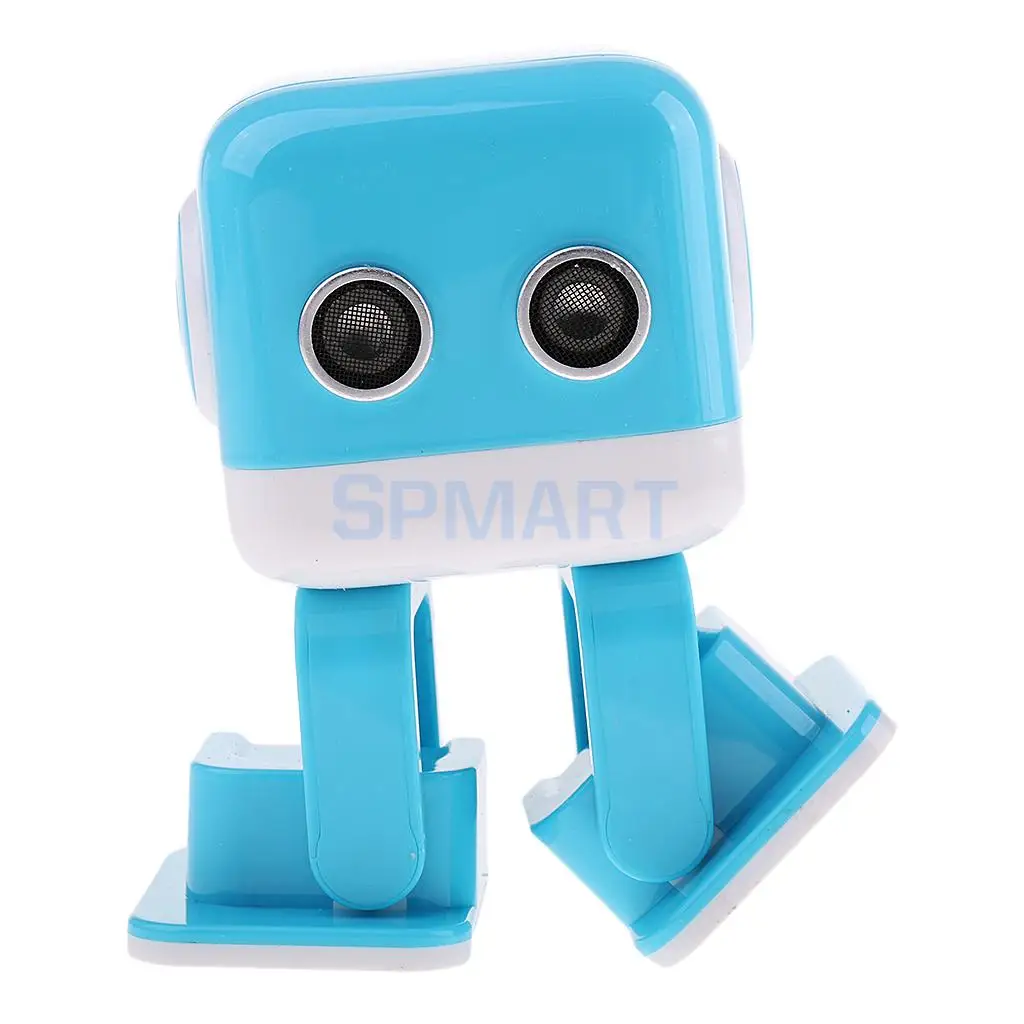

Dance Robot APP Programming Wireless Educational Electronic Toy w Music Blue