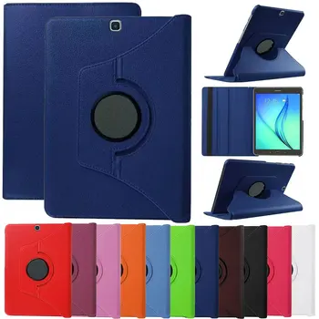 

360 Degree Rotate Stand Cover For Samusng Galaxy Tab S2 9.7" SM T810 T813 T815 T819 Case Litchi Pattern Leather Tablet Cover