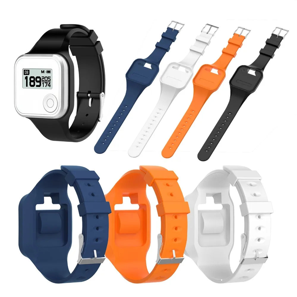

XBERSTAR Silicone Strap for Golf Buddy Voice / Voice 2 GPS Talking Audio Distance Rangefinder Sports Bracelet Watchabnds