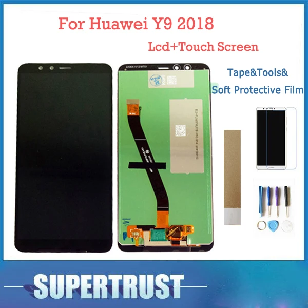 Оригинал для Huawei Y9 2018 телефон ЖК-дисплей сенсорный экран панель дигитайзер