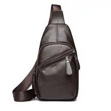 Мужская искусственная кожа высокого качества дорожная сумка через плечо модная нагрудная сумка новая