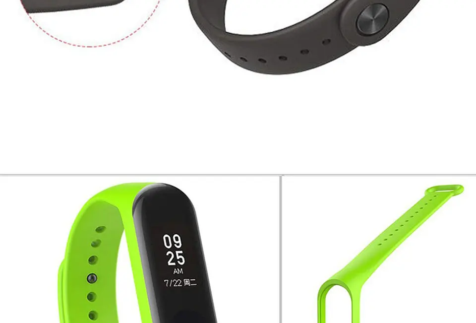 Силиконовый ремешок для xiaomi mi band 3, спортивные часы, браслет, ремешок на запястье для xiaomi mi band 3, аксессуары, браслет, напульсник, новинка