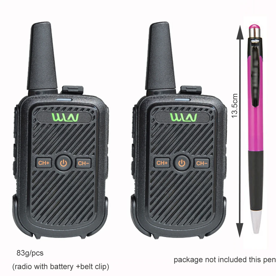 2pcs/lot WLN KD-C51 Mi-Ni Walkie Talkies mini walkie talkie for kids toy as Children gift easy convenient radio wln KD C52 C51