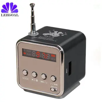 

Portable Micro TD-V26 Mini Speaker FM Radio LCD Digital Sound SD/TF Speaker Music Stereo Loudspeaker for Laptop Phone