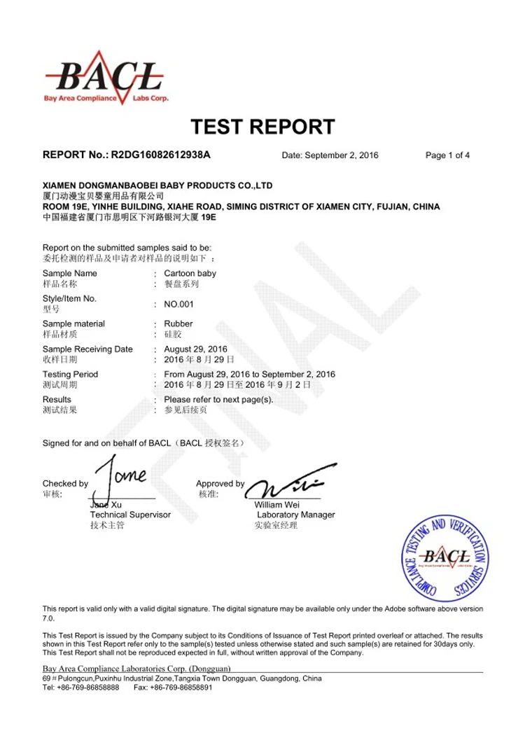 FDA report 1