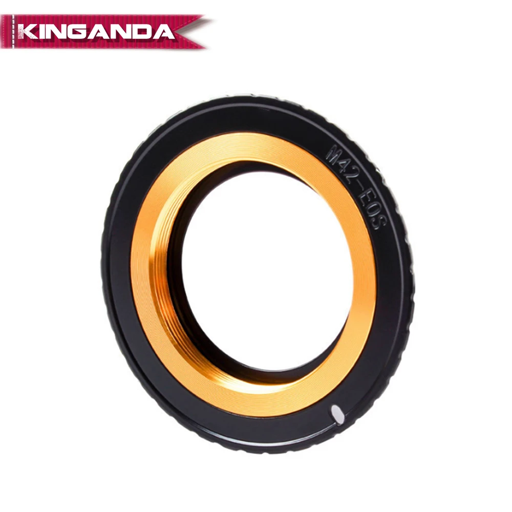 Металлическое кольцо адаптера объектива для M42 Canon EOS EF 5diii 5DII 5D 6D 7D 60D регулируемое