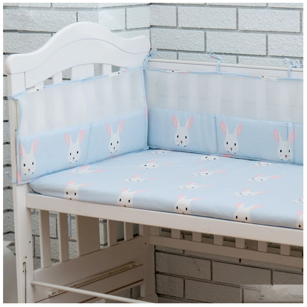 

Cartoon Pattern Baby Crib Protect Bumpers DIY 5 Sizes Baby Bedding Set Crashproof Bumpers in Newborns Cot Baby Room Decor