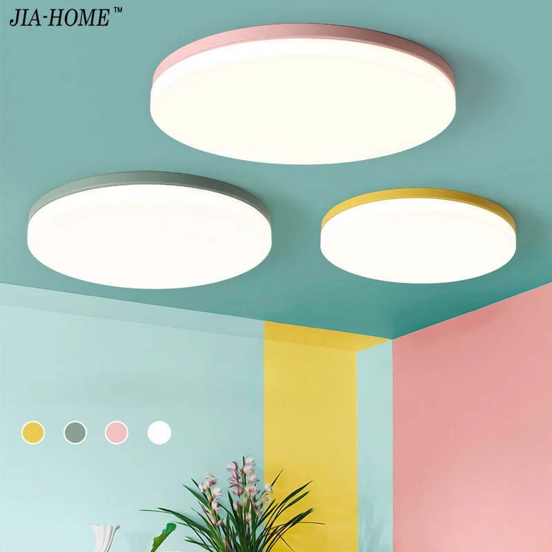 

Modern Ceiling Lights For Living Room Bedroom lighting fixture round surface mounted Ceiling Lamp home Decorative Lampshade deco