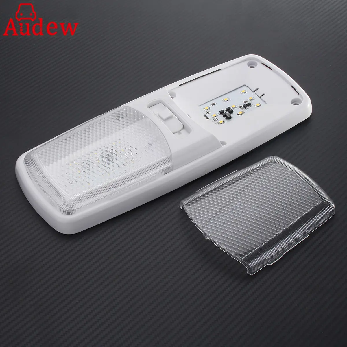 

12V 18LED Car Double LED Dome Light Interior Ceiling Lamp for Camper Trailer Marine RV for T4 T5