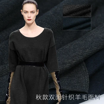

Thick knitted wool knitted fabric for high quality knitted wool fabric autumn winter clothing wool fabric wholesale wool cloth