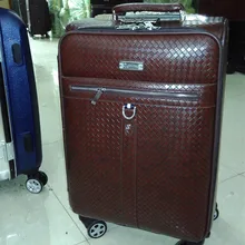 BOLO BRAVE high quality Men Business PU travel suitcase luggage sets women & mens bags trolley bag suitcases rolling 20 24 inch
