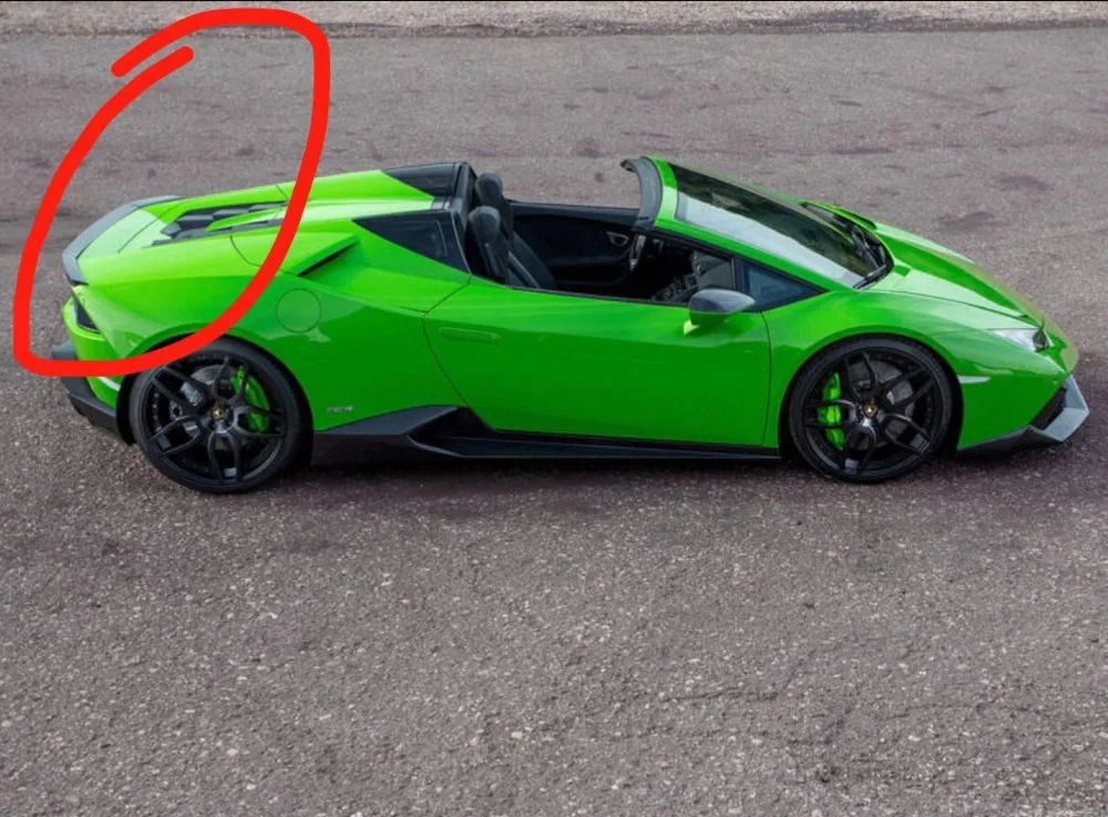 ZH full carbon fiber REAR SPOILER for Huracan carbon fiber