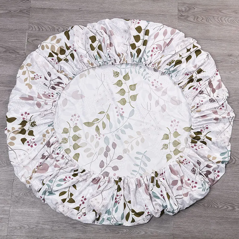  Dreamworld New Arrival Mattress Protector with Elastic Flower Printed Waterproof Mattress Cover Pad