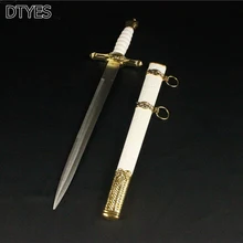 Classic Dagger Home Decorated Sword Antique Metal Sword Handles Beautiful Stainless Steel Blade Sword Cosplay Props Gifts