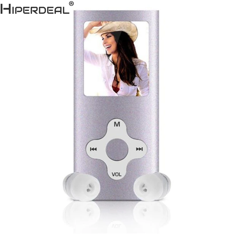 HIPERDEAL Mp3 плеер 8 ГБ тонкий цифровой MP3 плеер ЖК-экран FM Радио Видео игры MovieHW HW