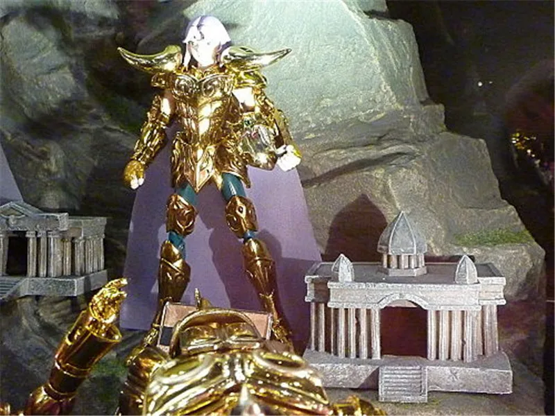 Парк развлечений Saint Seiya модель сцены золотой дворец зодиака с статуей папы атины