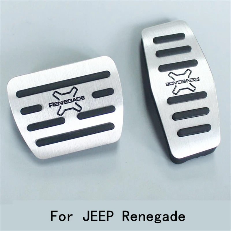 Автомобильные аксессуары, алюминиевые автомобильные педали для JEEP Renegade, автомобильная ножная педаль акселератор, нескользящая педаль