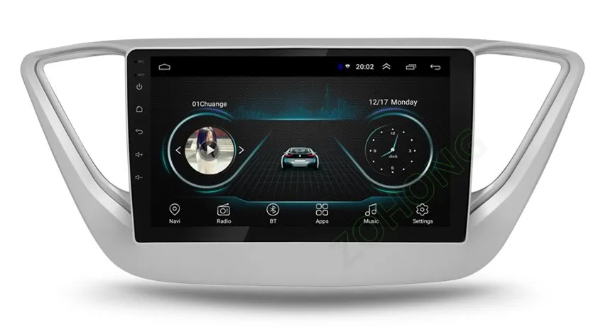 4G DSP 2+ 32Gb 2.5D Android 9,0 Автомобильный мультимедийный dvd-плеер для hyundai Solaris Авторадио автомобильный gps-навигация, радио, стерео