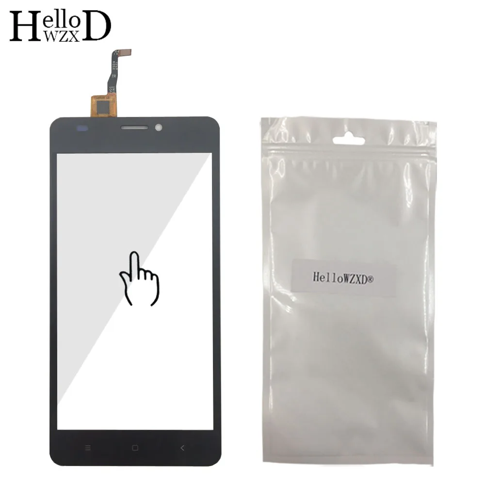 Touch Screen Front Glass For Oukitel C3 Touch Screen Glass Digitizer Panel Touchscreen Lens Sensor Mobile Flex Cable+ Adhesive