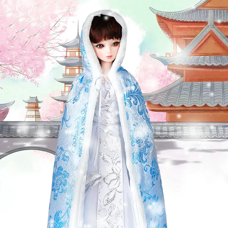 Древний костюм ручной работы платье для девочек китайская кукольная одежда для 1/3 Bjd куклы аксессуары для кукол игрушки для девочек