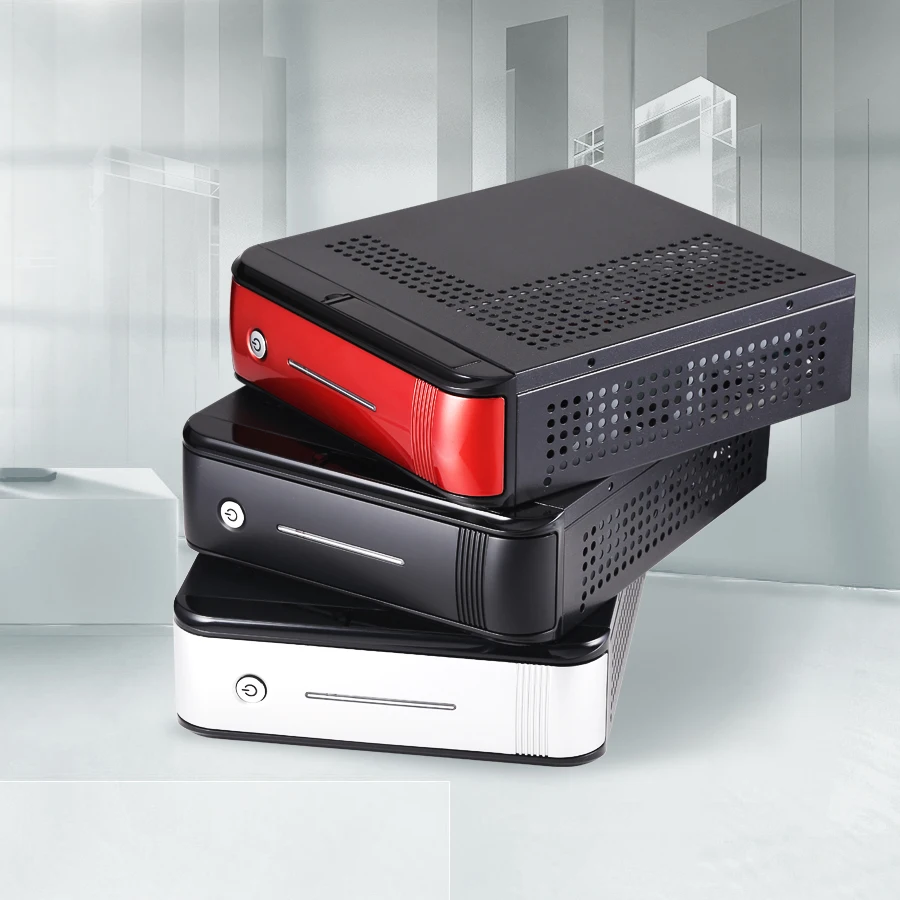 Чехол для компьютера Realan Mini ITX E 3015 HTPC чехол без блока питания|realan mini itx case|mini caseitx case