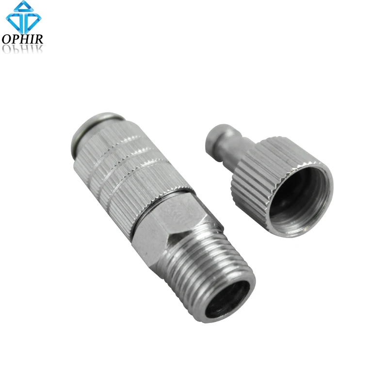

OPHIR 1/8 & 1/8 Airbrush Quick Couple Adapter Quick Couples for Airbrush Airbrushing Cake Tools _AC112